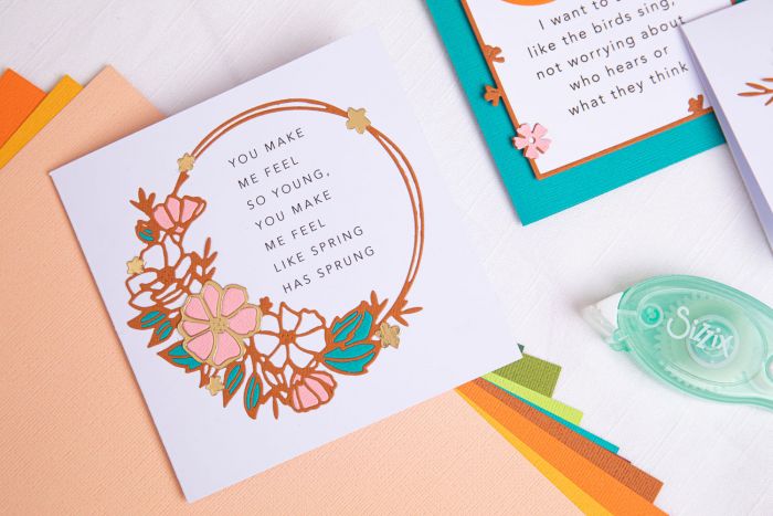 666522 Wykrojnik Thinlits Die Set Floral Round 7pcs - wianek