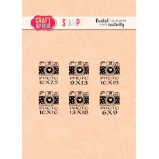 CS034 Stemple akrylowe- Mini Cameras 2 / Mini Aparaciki 2