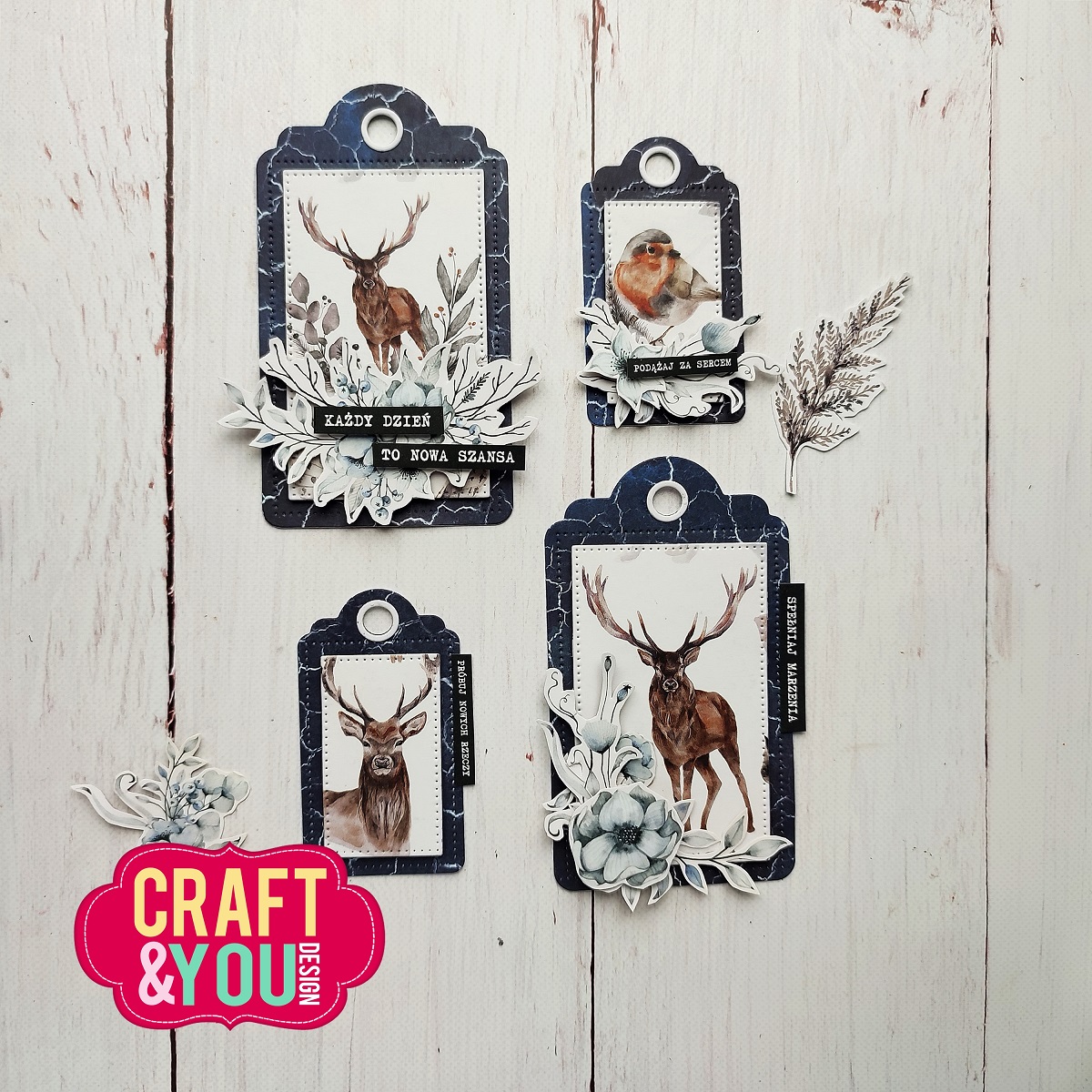 CW269 Wykrojnik /Die-Tag set/ Zestaw tagów - Craft&You Design