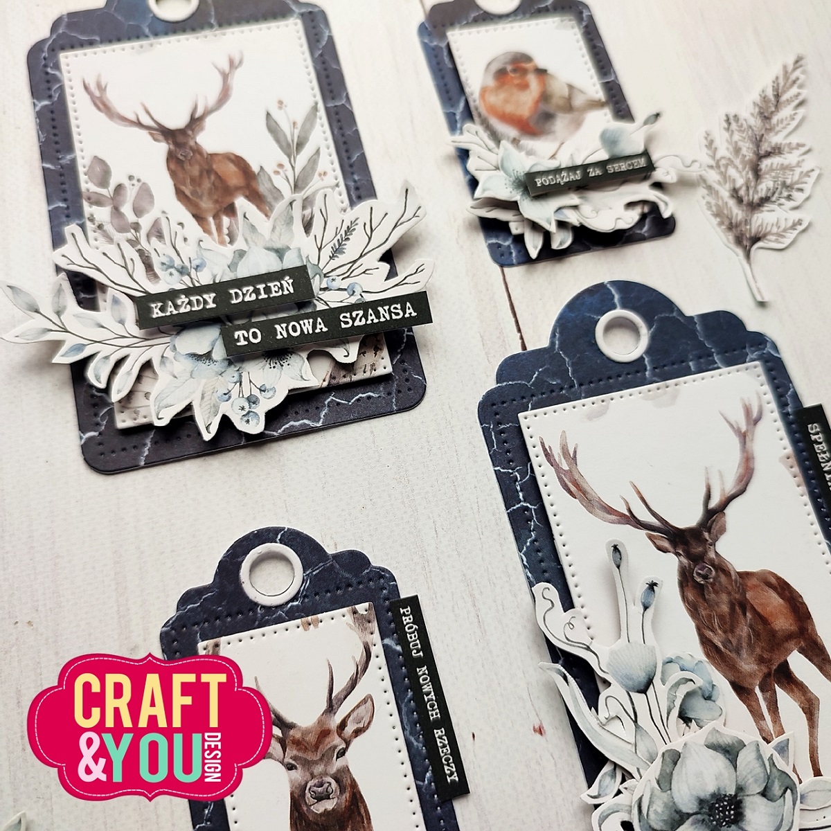 CW269 Wykrojnik /Die-Tag set/ Zestaw tagów - Craft&You Design