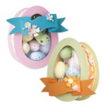 666521  Wykrojnik Thinlits Die Set Easter Egg Box 9pcs - pudełko jajo