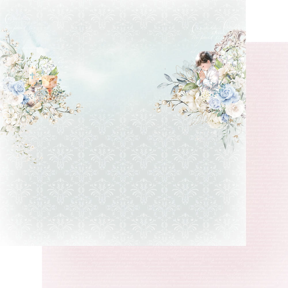 AA-FHC-07 Alchemy of Art- 12x12'' -Zestaw papierów do scrapbookingu 30x30 cm - First Holy Communion
