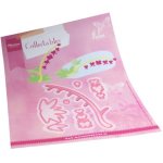 COL1539  Wykrojnik Marianne Design -Collectable - Bleeding hearts by Marleen - serduszka okazałe