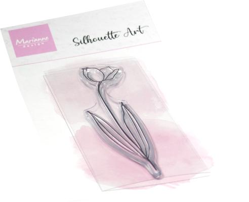 CS1159 Stemple silikonowe - Silhouette Art - Tulip - tulipan