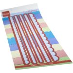 LR0851 Wykrojnik Marianne Design - Creatables - paski falbanki