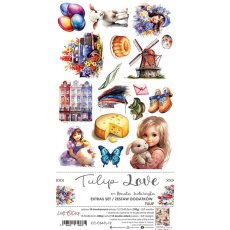 CC-C64-TL-12  TULIP LOVE - zestaw DODATKÓW - TULIP
