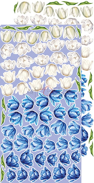 CC-C64-TL-11 TULIP LOVE - zestaw DODATKÓW - FLOWERS