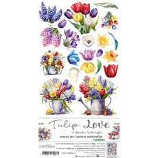 CC-C64-TL-11 TULIP LOVE - zestaw DODATKÓW - FLOWERS 