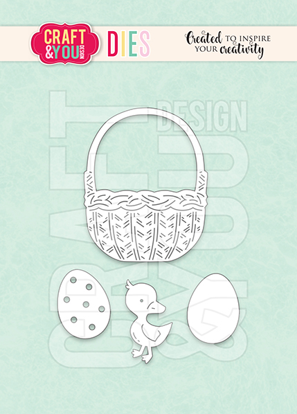 CW270 Wykrojnik/Die- Easter Basket/Koszyczek Wielkanocny - Craft & You Design