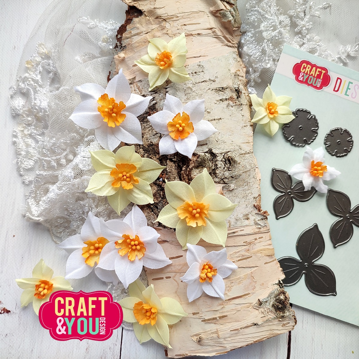 CW277 Wykrojnik /Die-Magda's daffodil/Żonkil Magdy - Craft&You Design