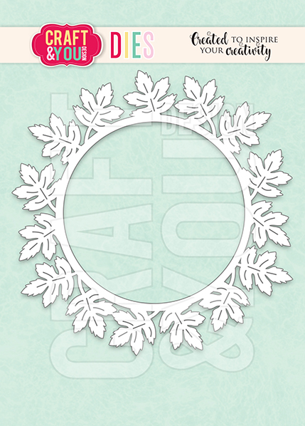 CW273 Wykrojnik/Die-Grapevine Wreath/Wianek z winorośli- Craft & You Design