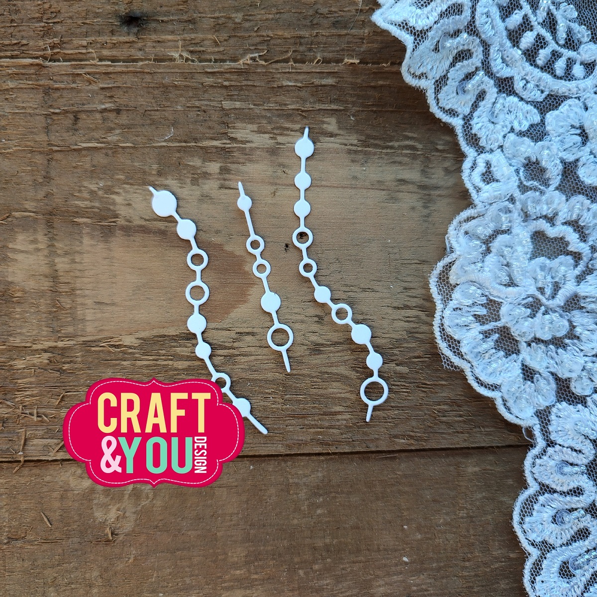 CW284 Wykrojnik /Die-Decorative Hanging Strip 2/Dekoracyjne łańcuszki 2 - Craft & You Design