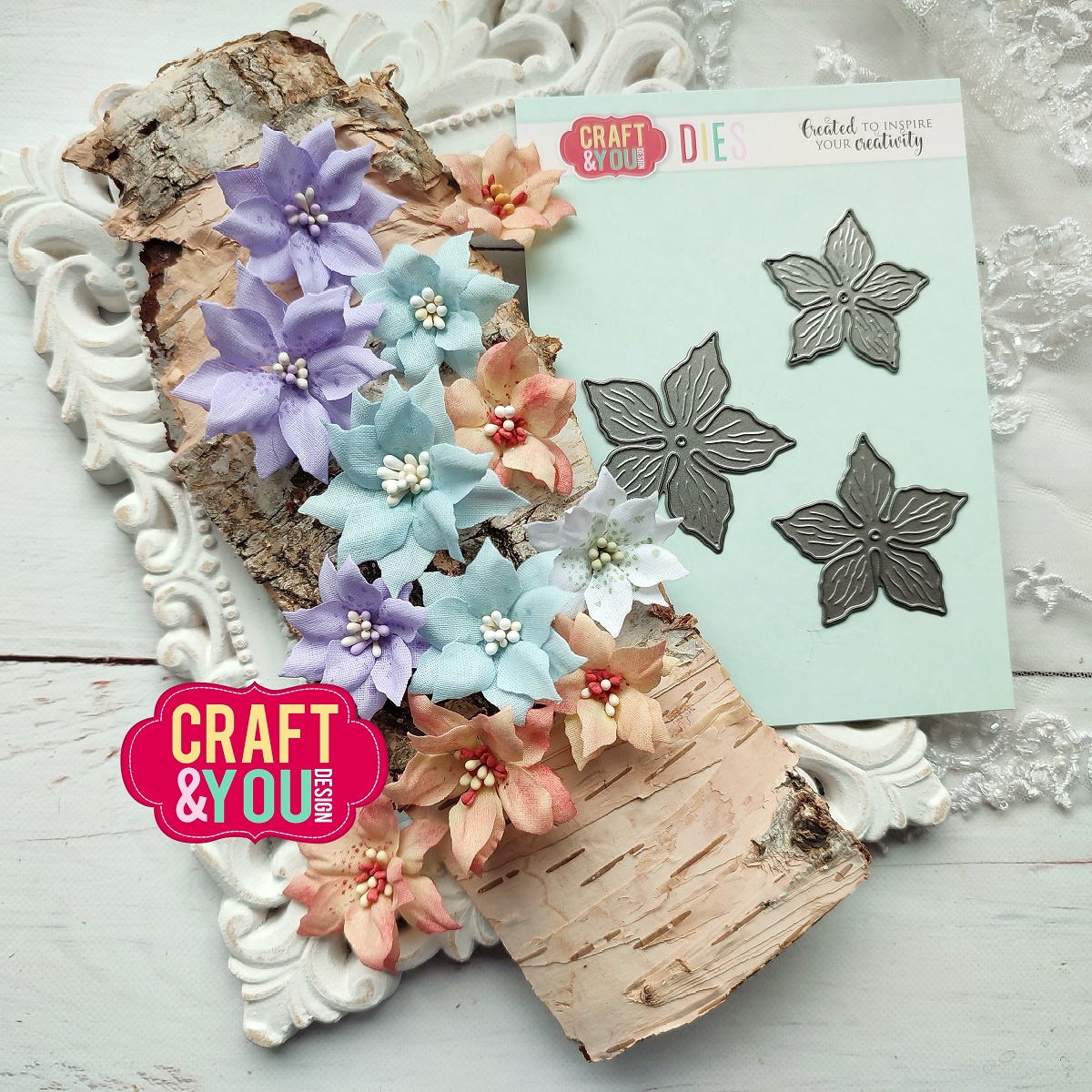 CW285 Wykrojnik /Die Desert Rose-/Róża Pustyni Magdy - Craft & You Design