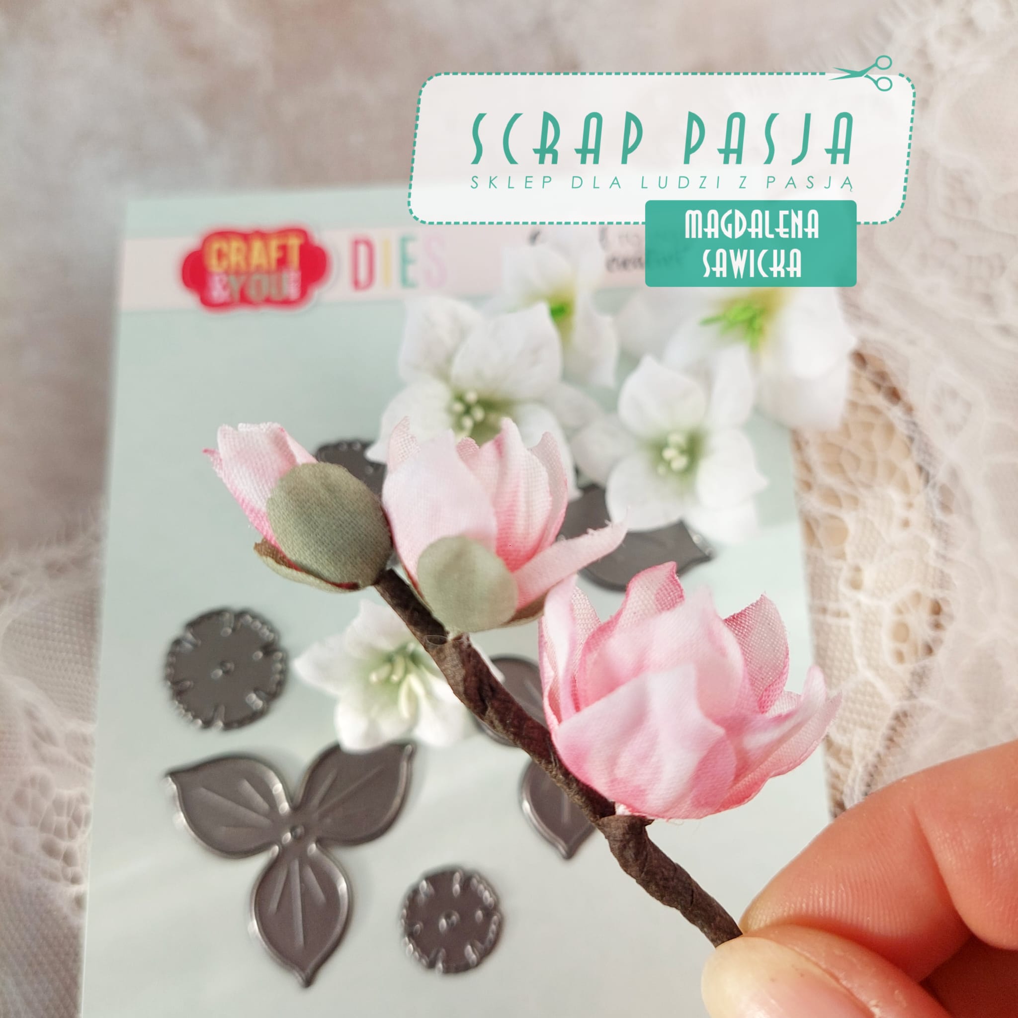 CW277 Wykrojnik /Die-Magda's daffodil/Żonkil Magdy - Craft&You Design