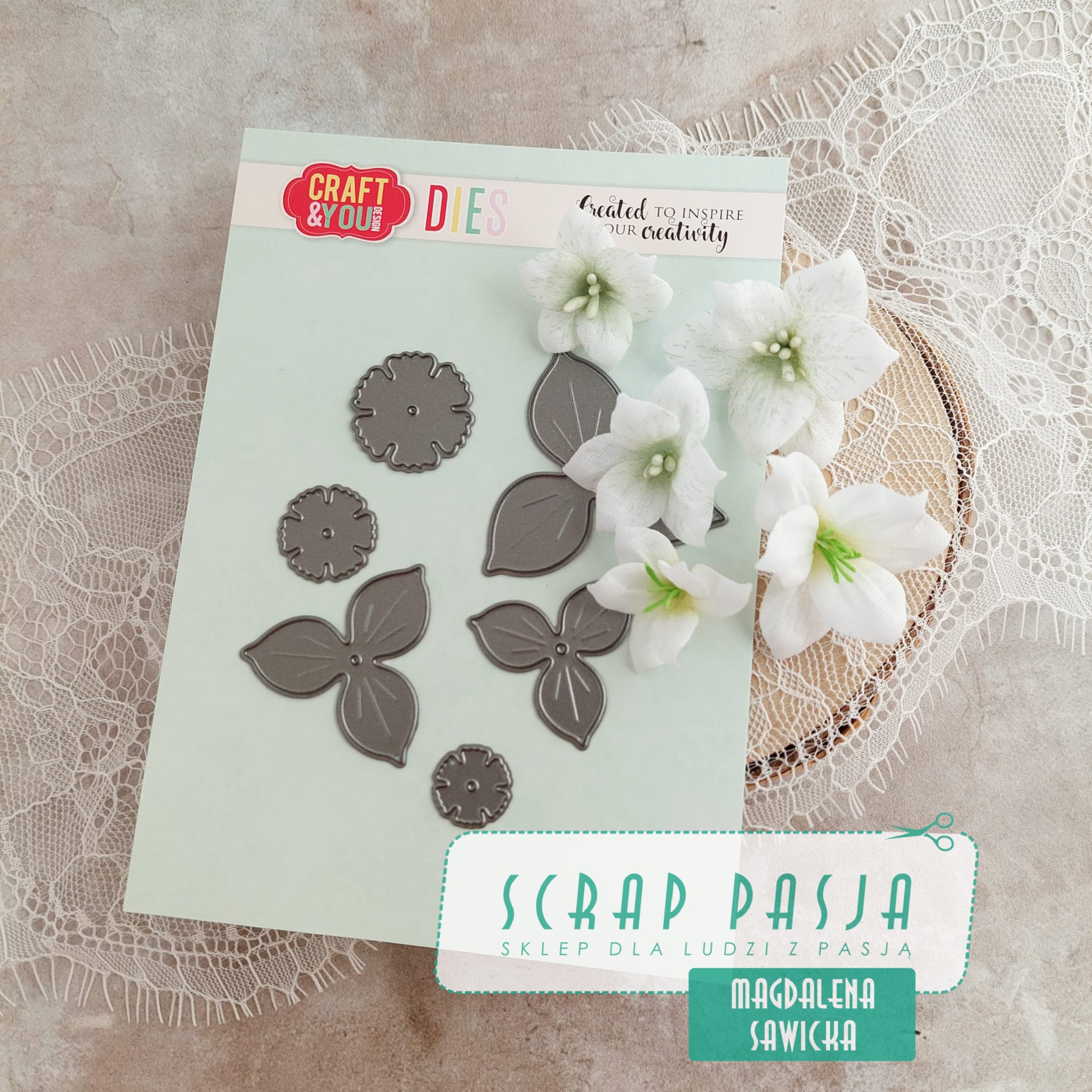 CW277 Wykrojnik /Die-Magda's daffodil/Żonkil Magdy - Craft&You Design