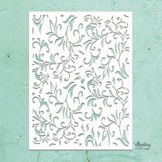 MTK-STEN-32 Mintay Kreativa - Szablon - maska - Floral Swirls