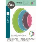 666551 Wykrojnik  Sizzix • Framelits Die Set Fanciful Clare Classic Ovals 9pcs