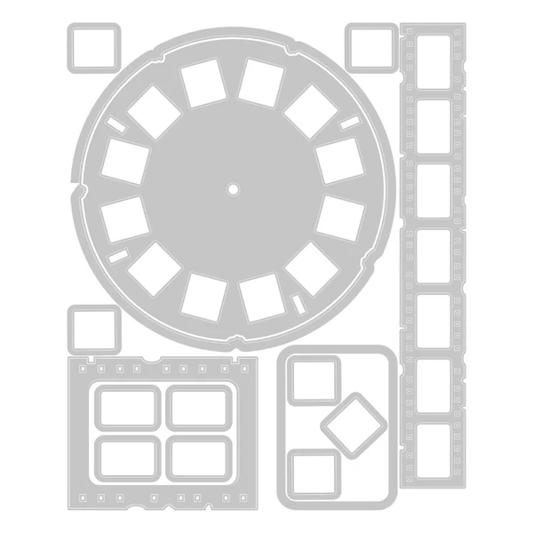 666602 Wykrojnik Sizzix • Thinlits Die Set Vault Picture Show 15pcs