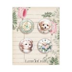 LEM-TODAY-04 Today - Zestaw samoprzylepnych ozdób / buttonów - Lemoncraft