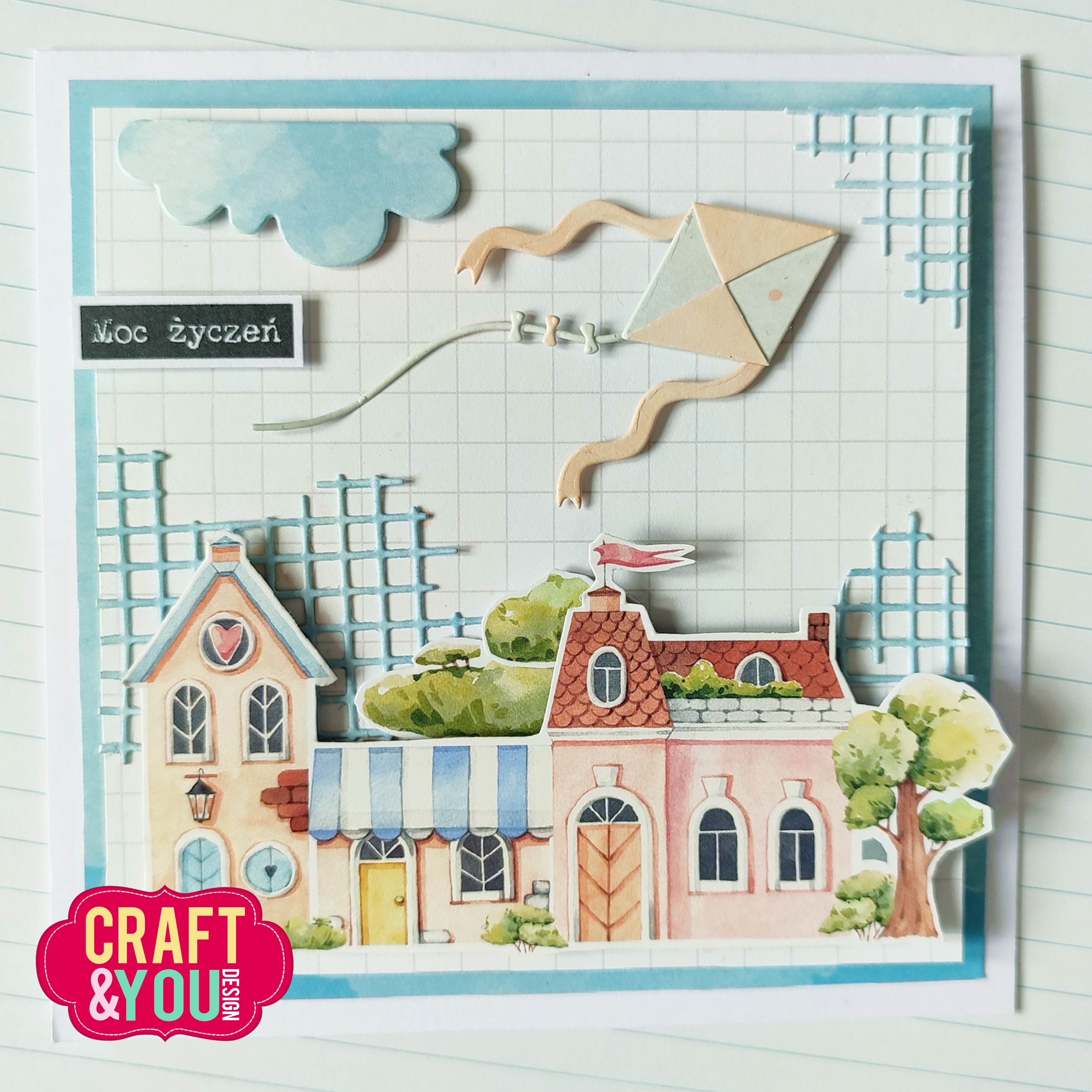 CW286 Wykrojnik /Die - Kite / latawiec - Craft&You Design