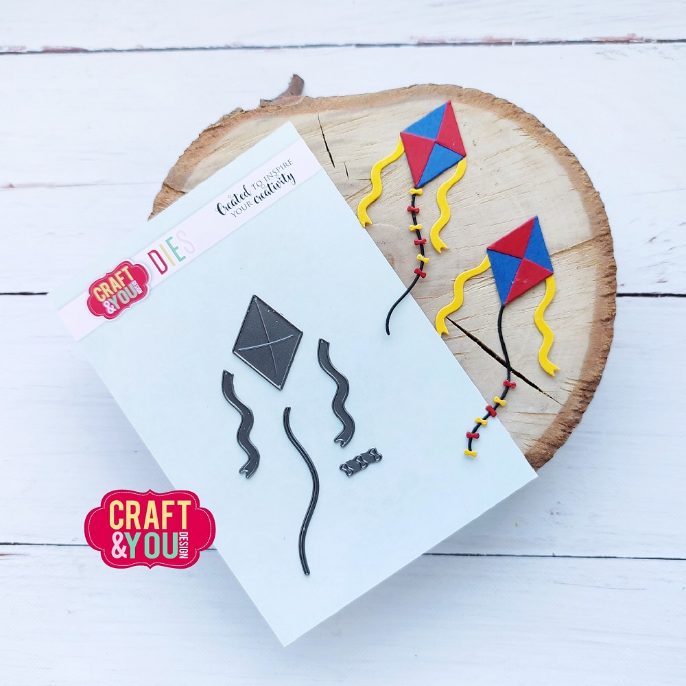 CW286 Wykrojnik /Die - Kite / latawiec - Craft&You Design