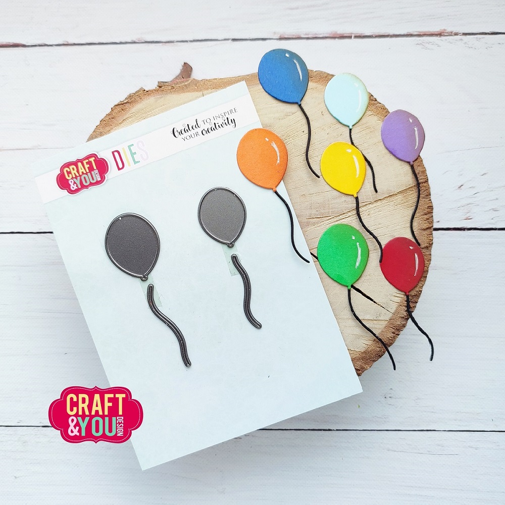 CW287 Wykrojnik /Die - Balloons / Baloniki - Craft&You Design