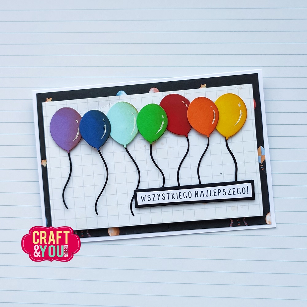 CW287 Wykrojnik /Die - Balloons / Baloniki - Craft&You Design