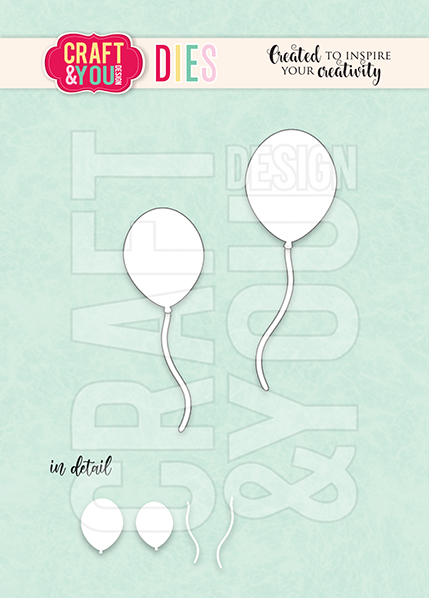 CW287 Wykrojnik /Die - Balloons / Baloniki - Craft&You Design