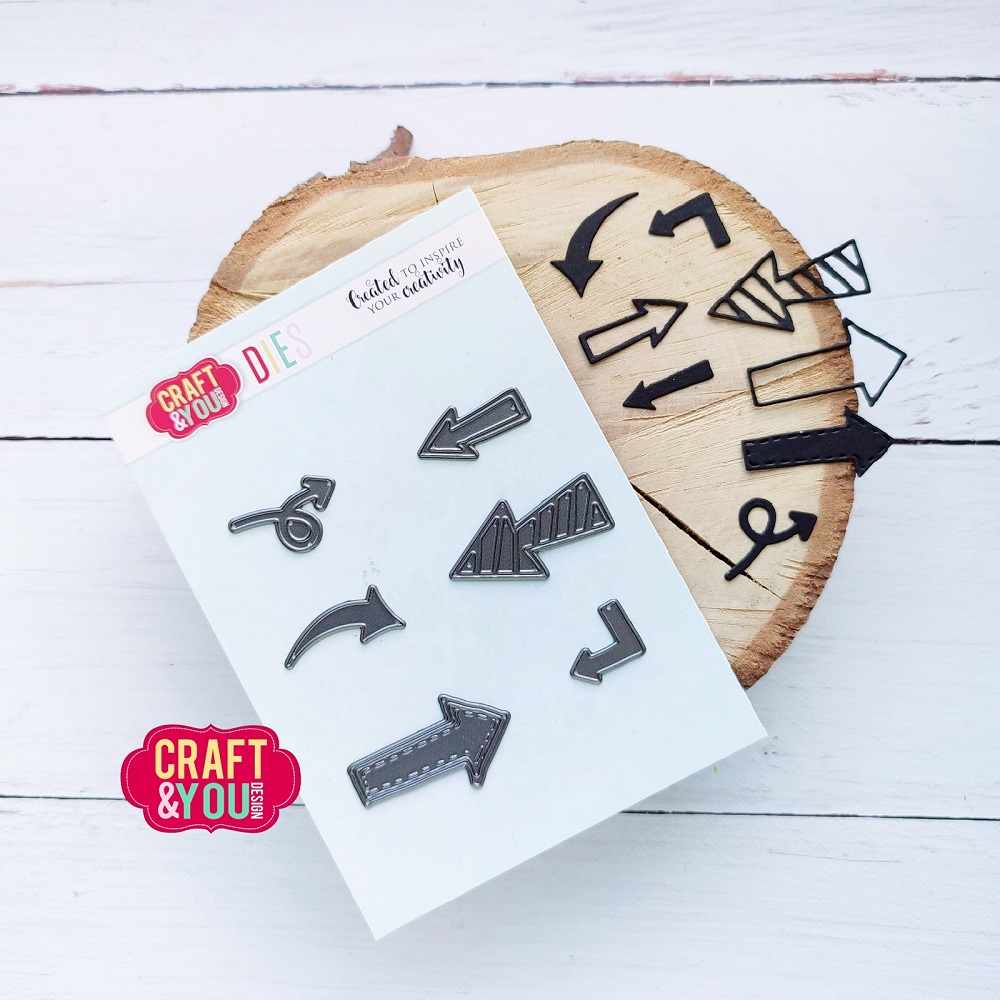 CW288 Wykrojnik /Die - Arrows / Strzałki - Craft&You Design