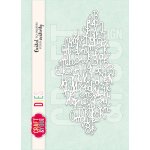 CW290 Wykrojnik /Die - Letters Background / tło literki - Craft&You Design