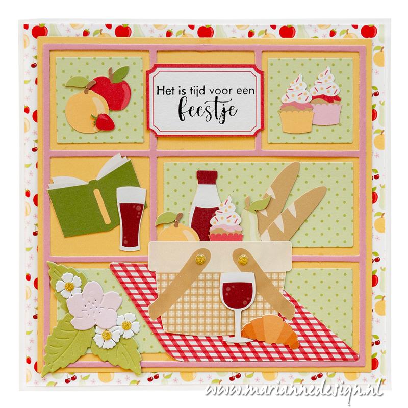 LR0858 Wykrojnik Marianne Design - CrafTables - Layout Square - układ kwadrat