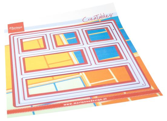 LR0858 Wykrojnik Marianne Design - CrafTables - Layout Square - układ kwadrat