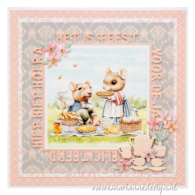 VK9610 Arkusz A4 -Marianne Design - Picnic in the park