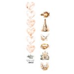 AAA-EXT-H-B-01 Alchemy of Art - 2x12'' - Heartbeat - paseczek dodatków do samodzielnego wycięcia