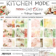 CC-F32-KM-09 KITCHEN MODE - MIX - zestaw papierów BAZOWYCH 20,3X20,3CM