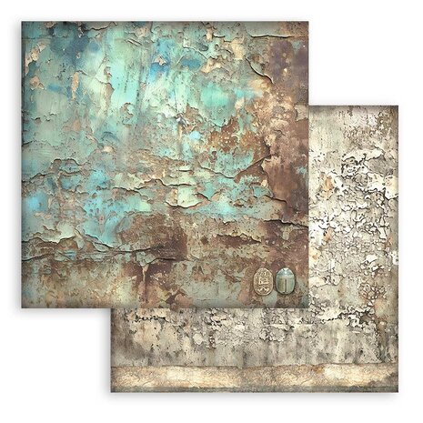 SBBS106 Zestaw papierów 20,3x20,3 Stamperia Land of Pharaohs Backgrounds