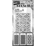 TH-MST060 TIM HOLTZ MINI STENCIL SET #60 - zestaw 3 mini masek
