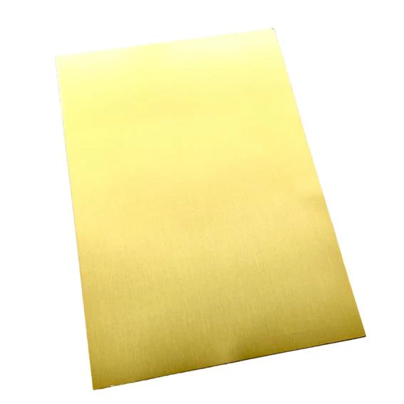 PFSS004 Papier matowy lustrzany, jednostronny A4 -Honey Gold - 1szt.