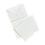 SS120  HobbyGros  - Koperty i bazy  A6 50szt - czysta biel