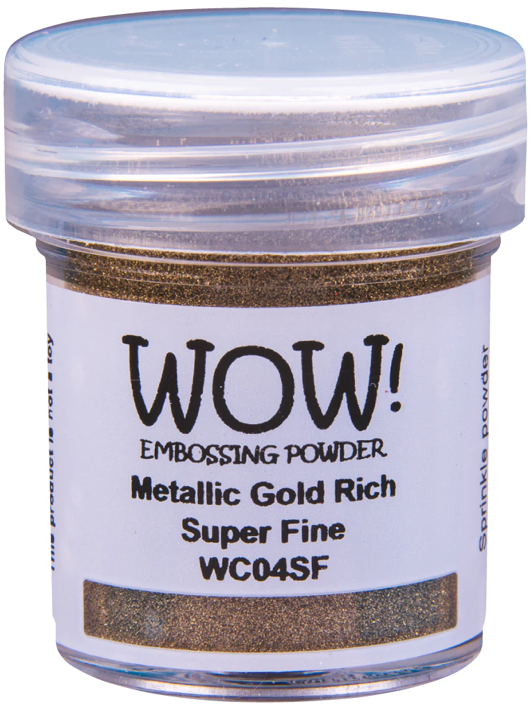 WC04SF Puder do embossingu WOW! - Metallics - Gold Rich - Super Fine