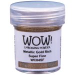 WC04SF Puder do embossingu WOW! - Metallics - Gold Rich - Super Fine