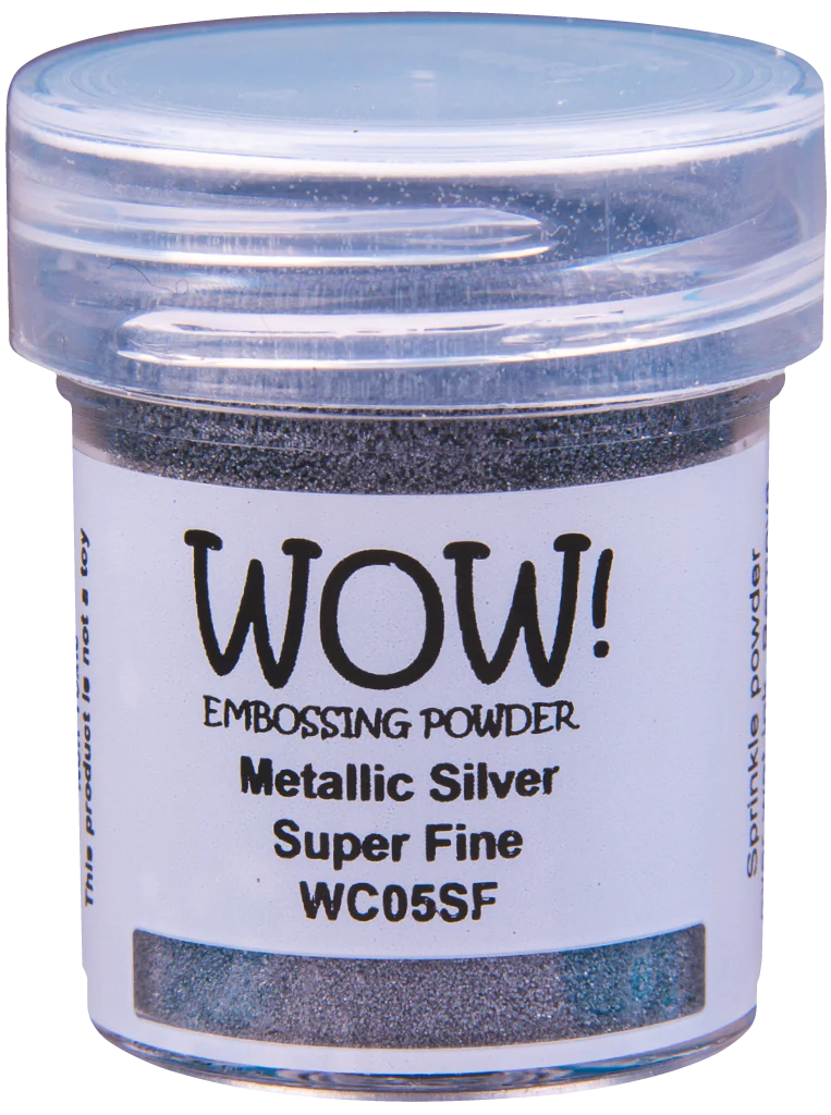WC05SF Puder do embossingu WOW! - Metallics - Silver - Super Fine