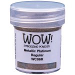 WC06R Puder do embossingu WOW! - Metallics - Platinum - Regular