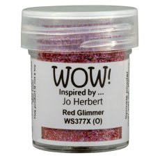 WS377X Puder do embossingu WOW! - Embossing Glitters - Red Glimmer