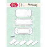 CW295 Wykrojnik /Die -3 Tickets Set/ Bilety - Craft&You Design