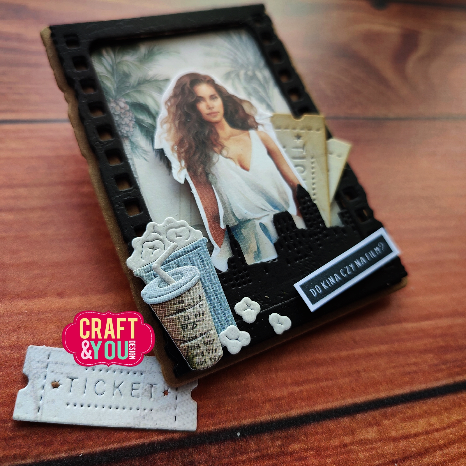 CW296 Wykrojnik /Die -ATC Cinema Set/ ATC Kino - Craft&You Design