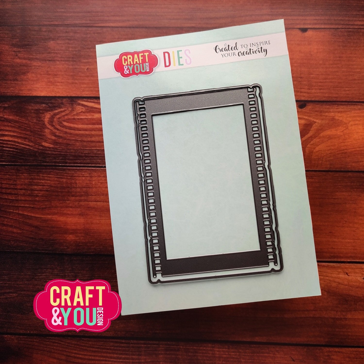 CW298 Wykrojnik /Die -Film Frame 9x13/ Ramka filmowa 9x13 - Craft&You Design
