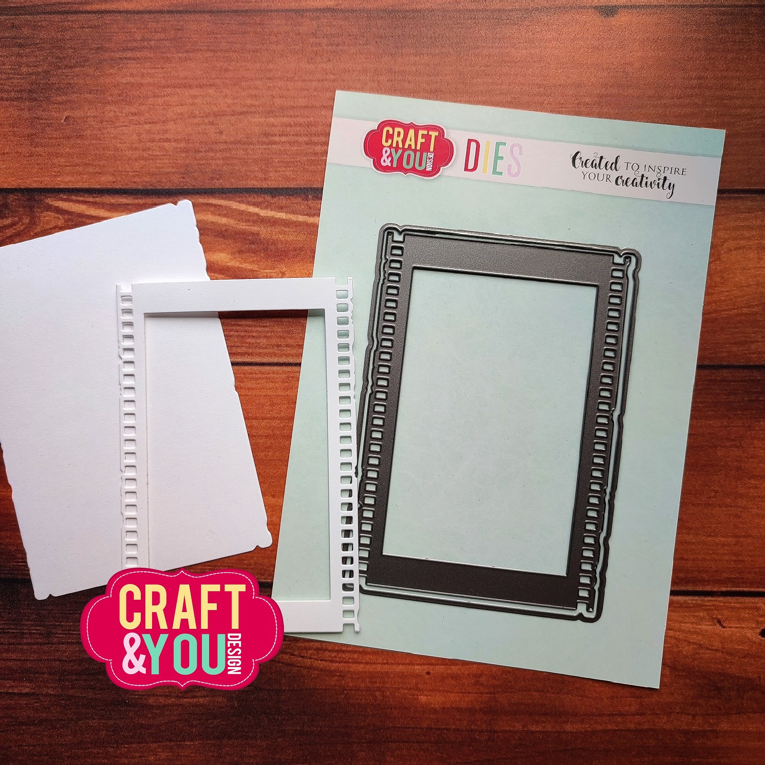 CW298 Wykrojnik /Die -Film Frame 9x13/ Ramka filmowa 9x13 - Craft&You Design