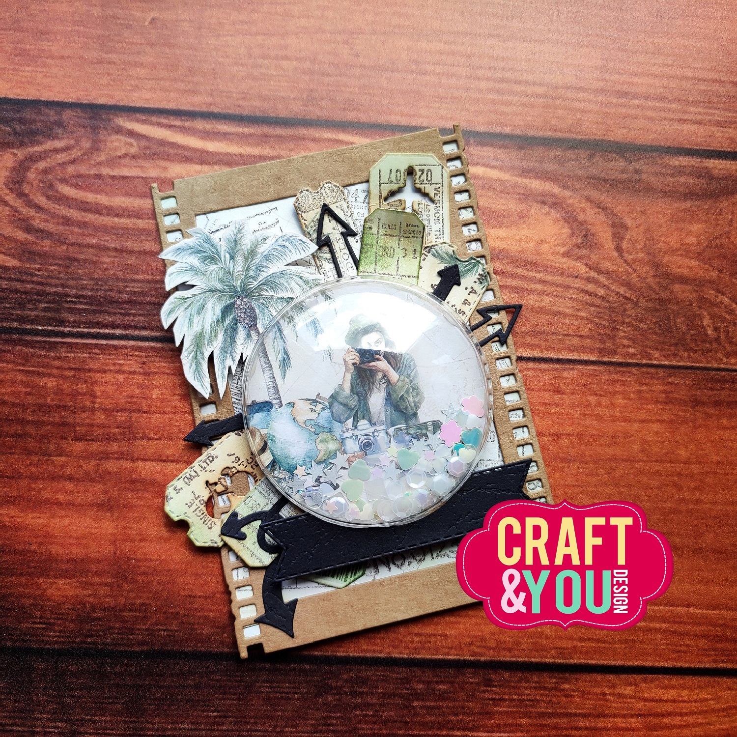 CW298 Wykrojnik /Die -Film Frame 9x13/ Ramka filmowa 9x13 - Craft&You Design