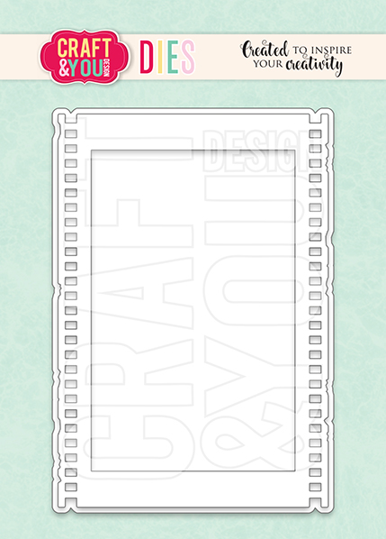 CW298 Wykrojnik /Die -Film Frame 9x13/ Ramka filmowa 9x13 - Craft&You Design